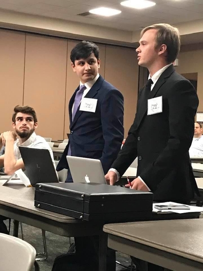 Two Male Students Standing