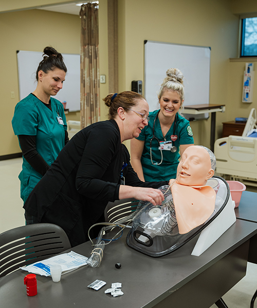 Images of Nursing Students Working 