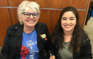 Two Smiling Women